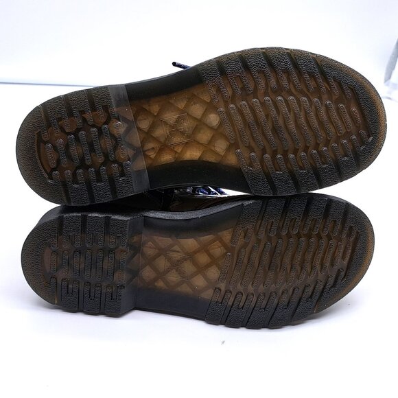 Dr Marten’s Junior 1460 Sparkle  Lace Up Leather Boot  - Size US3 - Picture 5 of 15